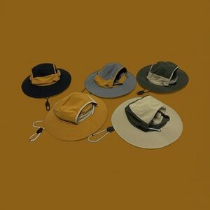 Stylish Two-Tone Women's Sun Hat